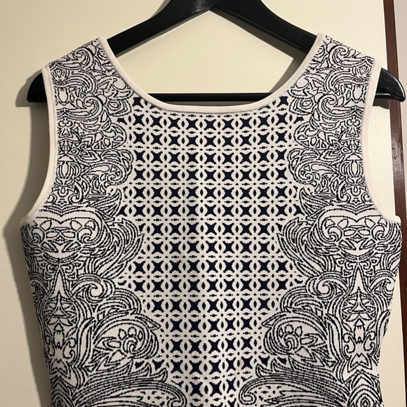 BCBG Bodycontour Dress - Black/White - M - Picture 2 of 7